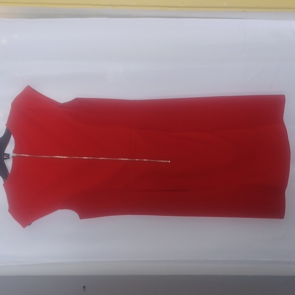 Y2k H&M Womens (S) Mindi Red Dress Office Siren - Picture 4 of 8